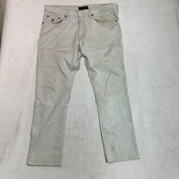 U.S. Polo Assn. Denim Co. Khaki Jeans Casual Men's Size 36/32 - Stylish Bottoms - Picture 2 of 11